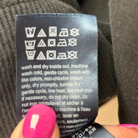 Hilfiger Denim, Red White Blue Logo Sweatshirt, Navy Blue Hoodie, Unisex Size M - Picture 5 of 5